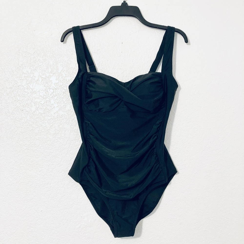 Firpearl One Piece Swimsuit (Black)